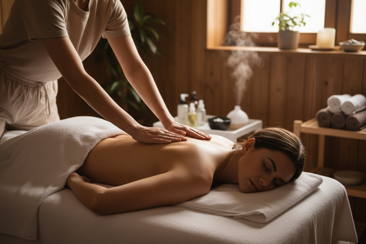 a person getting a swedish massage